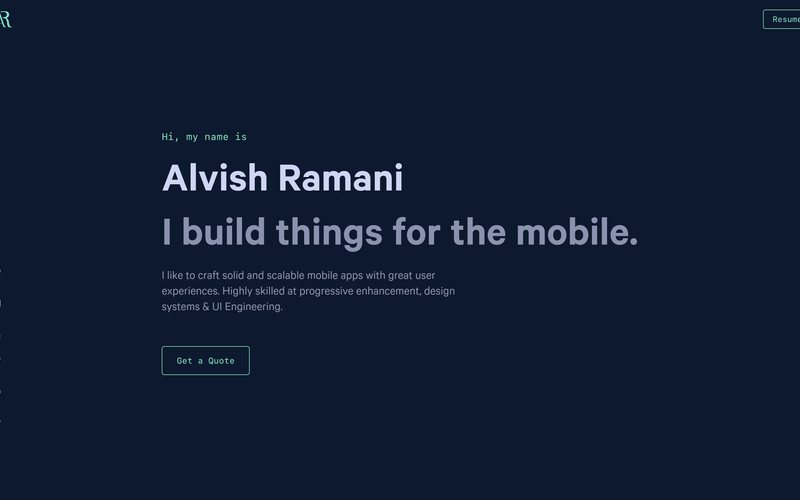 My second portfolio
